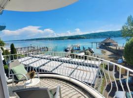 SEE-Hotel Seeschau - direkt am Bodenseeufer，位于赖兴瑙的住宿