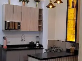 ideal depa lujo con cocina wifi