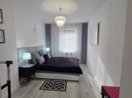 Apartament z kominkiem RetroGlam