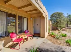 Walk to Santa Fe Plaza Condo with Pool and Hot Tub!
