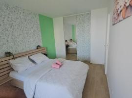 grand appartement 2 pièces en résidence，位于Jouy-le-Moutier的酒店