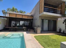 Encantadora casa con alberca privada，位于Chiconcuac的乡村别墅