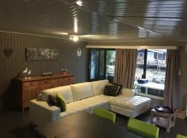 Modern Stay by Fishing Pond