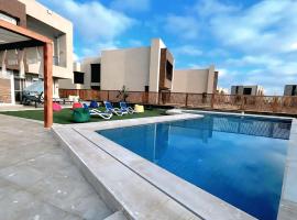 Villa private pool with view Lagoon Rooms，位于Sīdī ‘Abd ar Raḩmān的酒店