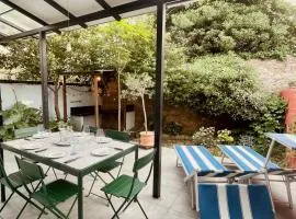 "Maison Bleue" Quartier Haut,Clim,Parking,Jardin