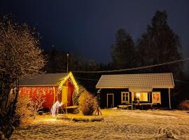 Old Farmhouse Retreat with jacuzzi and sauna，位于Eidsvoll的带热水浴缸的酒店