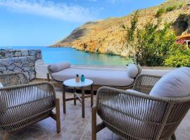 Sfakia On the Beach，位于霍拉斯法基翁的带停车场的酒店