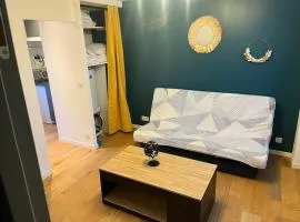 Studio central et chaleureux