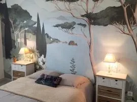 Maison spacieuse avec jardin clos au calme