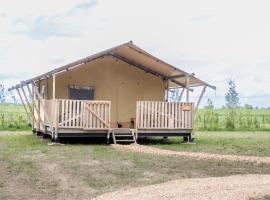 Glamping De Zuidvliet Nr 13，位于Wolphaartsdijk的豪华帐篷