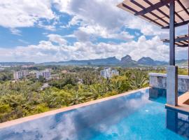 Sea & Mountain View Private Pool Villa at Aonang Beach，位于甲米镇的酒店