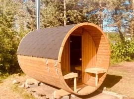 Naturidylle mit Kamin und Sauna in der Schorfheide