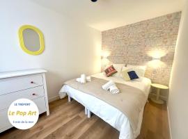 Appartement le Pop Art, à deux pas du Port，位于勒特雷波尔的酒店