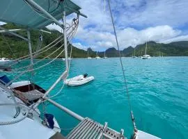 Catamaran Amaya - séjour insolite sur le lagon de Moorea