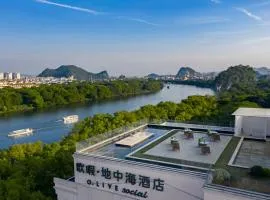 Guilin O-LIVE Social Hotel -Riverside -Adjacent Elephant Hill -Pedestrian Street-Twin Towers-Mediterranean style