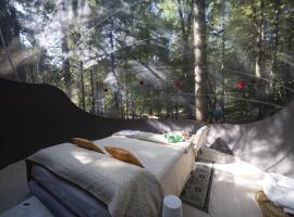 Bubble room sul tetto della Puglia，位于Biccari的酒店