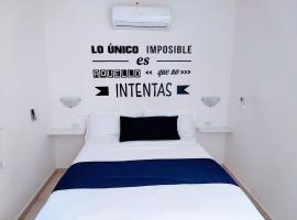 Apartamento 24 cerca de galerias mall, consulado, CAS , 2 CAMAS ,cocineta，位于埃莫西约的酒店