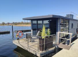 Hausboot Fjord Serina mit Biosauna in Schleswig，位于石勒苏益格的酒店
