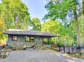 Riverfront Woodland Cabin: Wooded & Forested Views