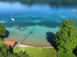 Sunset am Attersee，位于阿特湖畔努斯多夫的自助式住宿