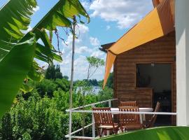 Maison bord rivière avec vue，位于Lamothe-Montravel的酒店