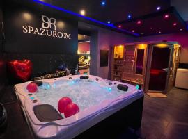 Spazuroom Luxury Suite，位于穆斯克龙的带按摩浴缸的酒店