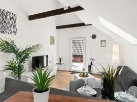MOLA Apartments-Charmante Ferienwohnung im Herdecke Zentrum für 3 Personen-große Dachterrasse-Grill-Gratis Parken-WLAN