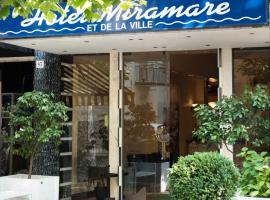 Hotel Miramare et de la ville，位于里米尼费德里科·费里尼国际机场 - RMI附近的酒店