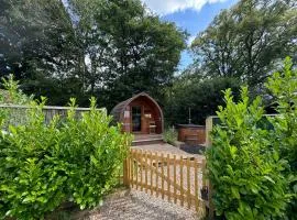 Smart glamping site in longtown, with veiws of the Black Mountains