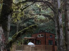 Wonderforest 2 Bedroom Tiny house Ruapehu Unique Stays，位于陶马鲁努伊的酒店