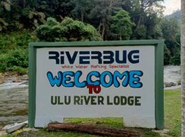 Ulu River Lodge, Riverbug Perak，位于务边的山林小屋
