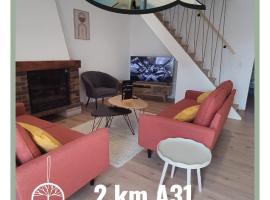 Maison avec borne de recharge N2，位于Rolampont的酒店