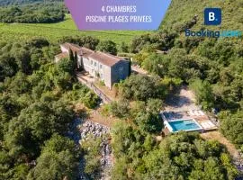 Grand gite idéal pour famille et groupe, piscine et plages privées
