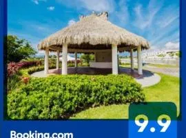 CASABONITA II, pie alberca, AirAc