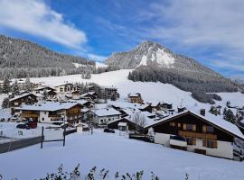Chalet Zur Rose in Berwang bij de piste，位于贝旺的木屋
