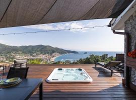 Spettacolare vista isola Terrazza e idromassaggio，位于诺利的酒店
