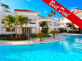 CARIBBEAN VILLAGE playa LOS CORALES，位于蓬塔卡纳的公寓式酒店