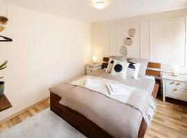 Cozy Central 3 Zimmer Apartment，位于梅明根的酒店