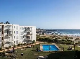 Depto-House Patio Privado Frente al Mar en Condominio Las Cruces