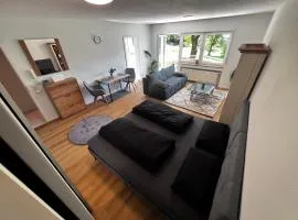 Apartment Ferienwohnung mit Grünem Blick Terrasse & Neu saniert Bordinghaus 24h Check-In in Freudenberg am Main
