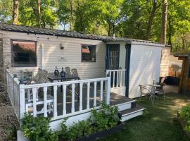 Cozy and child-friendly chalet in the Veluwe，位于洪德洛的酒店