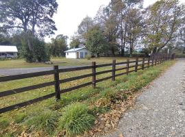 Hermosa cabaña en parcela a 500 metros del centro.，位于Cunco的酒店