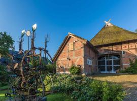 Reetdachhaus mit Elbblick，位于Lenzerwische的酒店