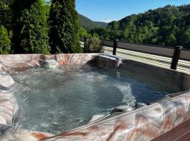 Wellness Ferienwohnung Szymecki- Sauna & Whirpool bei Heidelberg，位于舍瑙的酒店