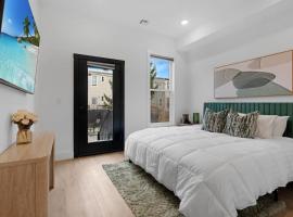 Luxury Duplex in Hoboken 15Min to NYC, Fire Pit，位于泽西市的酒店