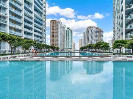 Luxurious 5-STAR condo at the W ICON Brickell，位于迈阿密的酒店