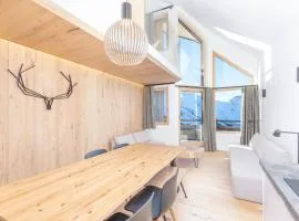 Luxueux triplex 5 pièces avec mezzanine, rénové, balcon et accès direct aux pistes - FR-1-314-241