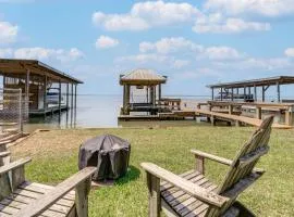 Lakefront Livingston Retreat with Dock and Fire Pit!