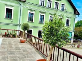 Hotel Zelený dům，位于Dolní Poustevna的酒店