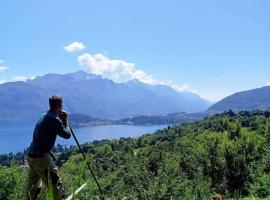 Chalet Como Lake - Dreamy Retreat, footpath only，位于格里安泰卡德纳比亚的木屋